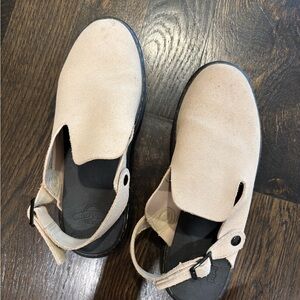 Dr. Martens Beige Suede Flats